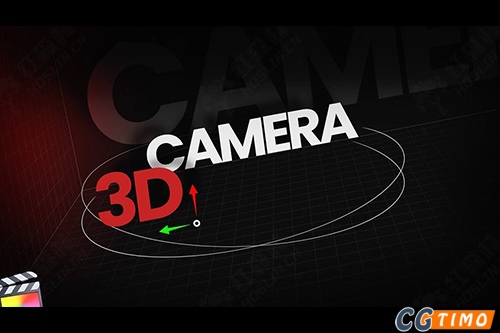 FCPX插件-30种三维摄像机缩放透视变换运动效果动画预设插件 PremiumVFX – 3D Camera 汉化版