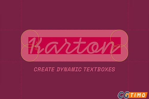 AE脚本-动态文本框字幕条聊天气泡动画一键生成脚本 Karton v1.2.1 附教程