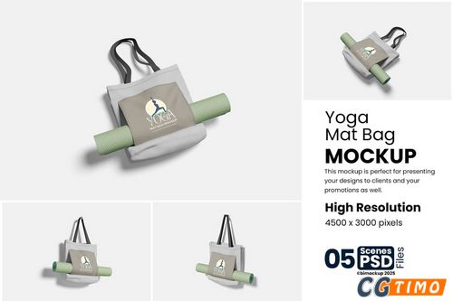 Mockups样机-瑜伽垫包样机