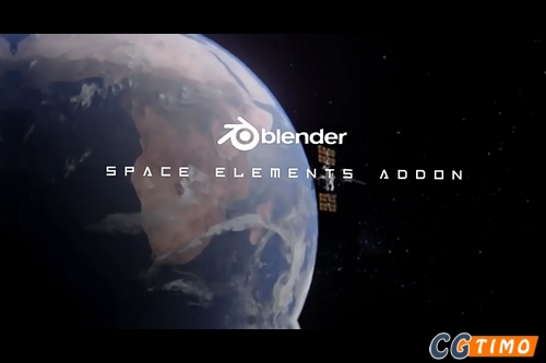 Blender插件-太空星球场景生成器 Space Elements Addon v1.0.0