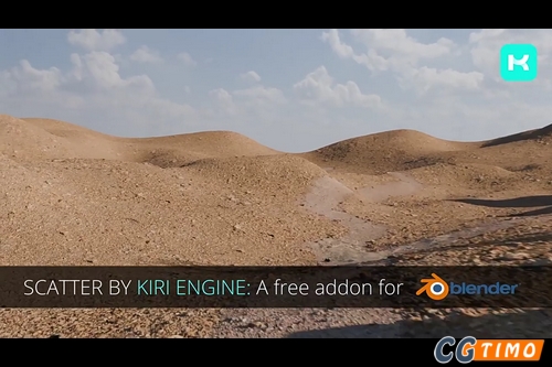 Blender插件-三维物体放置散布插件 Scatter by KIRI Engine V1.0.0 Blender插件 第1张-CGtimo