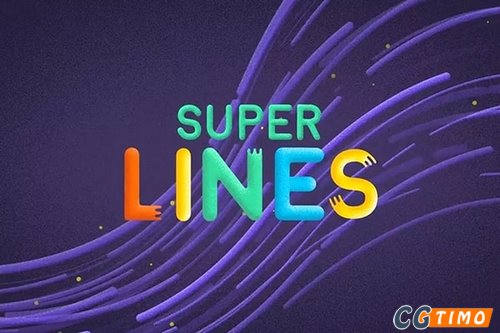 AE脚本-流动线条MG动画生成脚本 Super Lines v1.5.2 汉化版 附教程