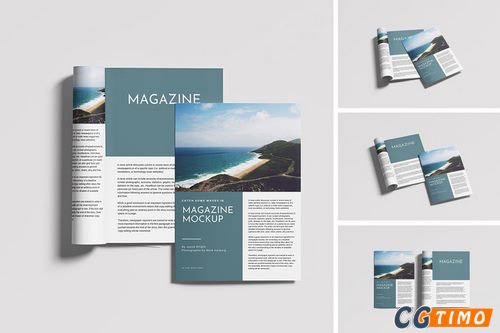 Mockups样机-杂志样刊