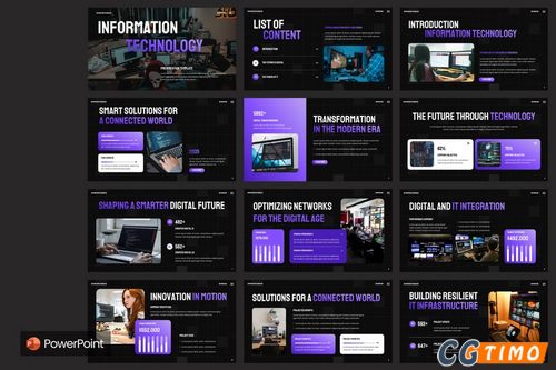 PPT模板-信息技术 PowerPoint