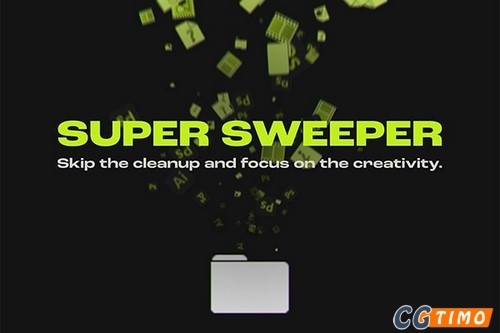AE脚本-工程项目资产文件自动分类整理脚本 Super Sweeper v1.2.0 汉化版