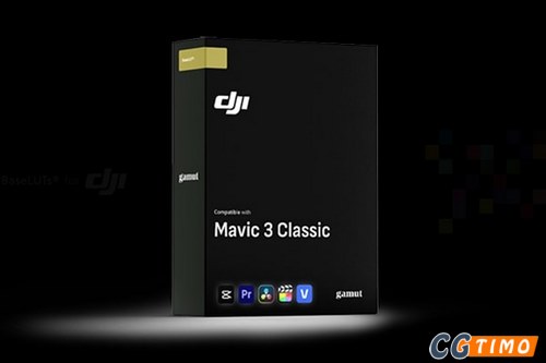 调色预设-适用于佳能大疆DJI Mavic 3 Classic 相机色彩精准还原匹配校正转换预设 Gamut – BaseLUTs 2.0 – DJI Mavic 3 Classic