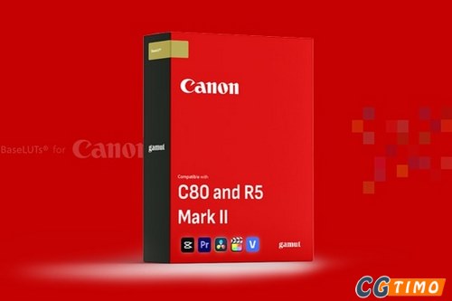 调色预设-适用于佳能Canon C80/R5 相机色彩精准还原校正转换调色预设 Gamut – BaseLUTs for Canon C80 and R5 Mark II