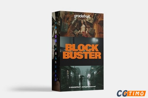 调色预设-15款好莱坞电影色彩视觉氛围LUT+Lightroom预设 GradeFruit – Blockbuster