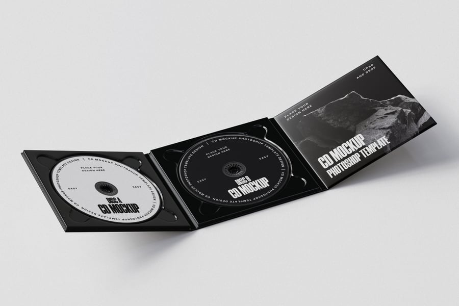 Mockups样机-CD盒模型 Mockups样机 第4张-CGtimo