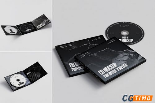 Mockups样机-CD盒模型