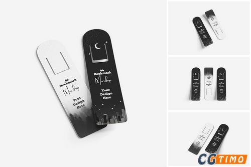 Mockups样机-书签模型