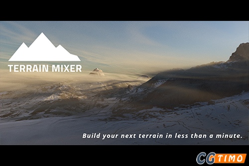 Blender插件-三维自然环境地形生成插件+预设库 Terrain Mixer V3.1.2