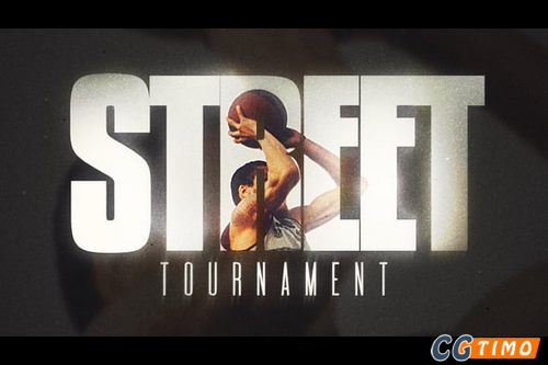 AE模板-时尚都市街头篮球 体育运动赛事宣传片头图文排版动画 Street Play – Bold Urban Intro