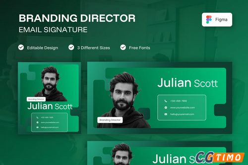 UI素材-品牌总监电子邮件签名