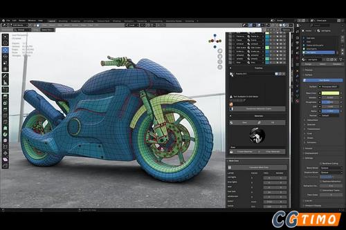 Blender插件-快速选择隐藏模型面工具 Face Layers V1.5.0