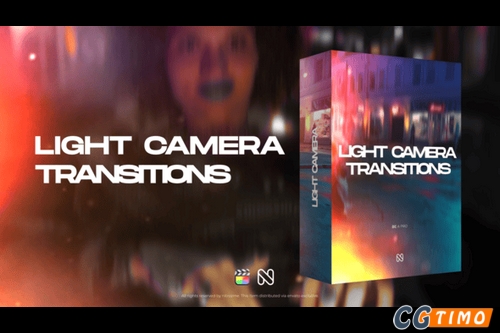 FCPX插件-100个摄像机快速移动光效闪烁转场预设插件 Light Camera Transitions for Final Cut Pro X