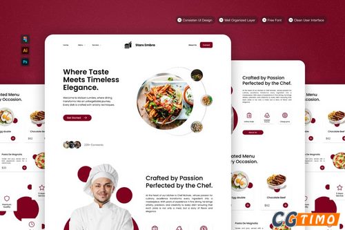 网站模板-Stars Embra – 网站模板