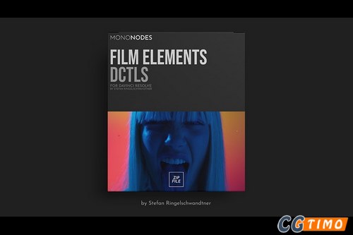 达芬奇预设-模拟电影胶片效果DCTL节点预设 Mononodes Film Elements V2.0 DCTLS