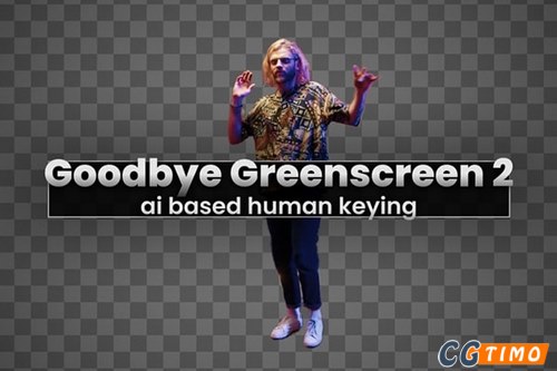 AE/PR插件-AI智能视频背景遮罩抠像颜色键控插件 汉化版 Goodbye Greenscreen 2 v2.3.45 Win/Mac 附教程