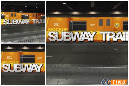 Mockups样机-地铁列车模型 Mockups样机 第1张-CGtimo