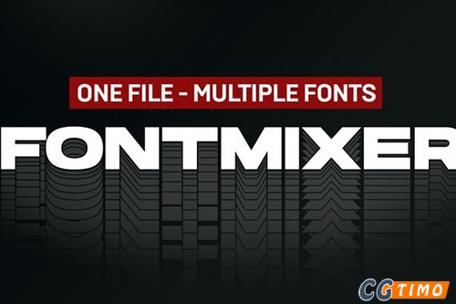 AE/Ai/PS 脚本-字体组织预览查找管理脚本 汉化版 FontMixer v1.0.0 附教程