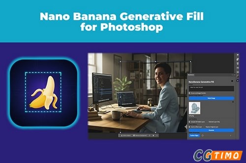 PS插件-AI智能生成填充绘图设计插件 Nano Banana Generative Fill for Photoshop v2.2.1 汉化版