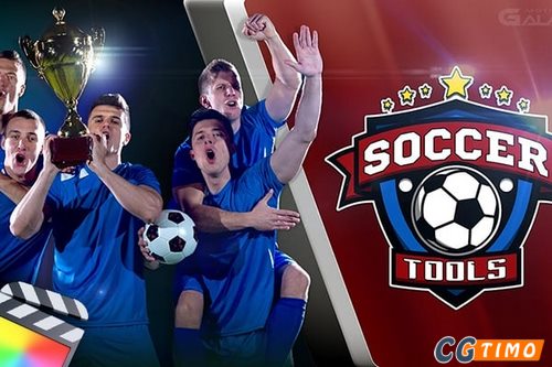 FCPX插件-足球赛事直播预告比分字幕条开场转场动画 汉化版 Motion Galaxy – Soccer Tools v1.2 插件预设 第1张-CGtimo