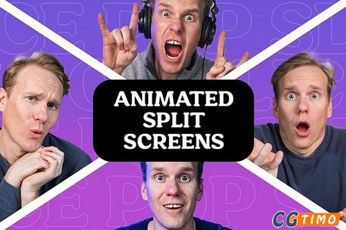 FCPX插件-191款现代多画面分屏网格布局排版动画 Stupid Raisins – Slice Pop 汉化版