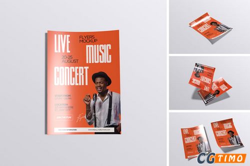 Mockups样机-传单模型