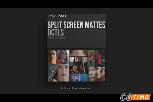 达芬奇预设-视频分屏遮罩DCTL节点预设 MonoNodes Split Screen Mattes DCTLs v1.0