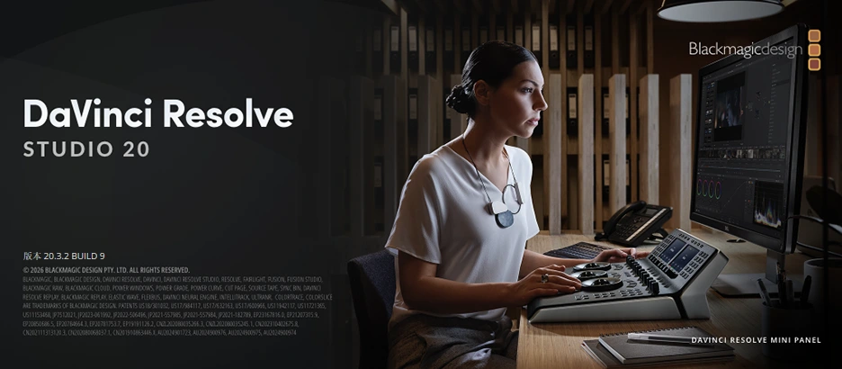 软件-达芬奇剪辑调色后期制作软件专业版 Davinci Resolve Studio 20.3.2 Build 9 中文版 Win/Mac 软件下载 第3张-CGtimo