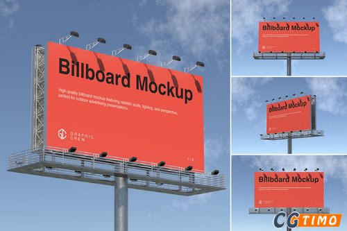 Mockups样机-广告牌模型