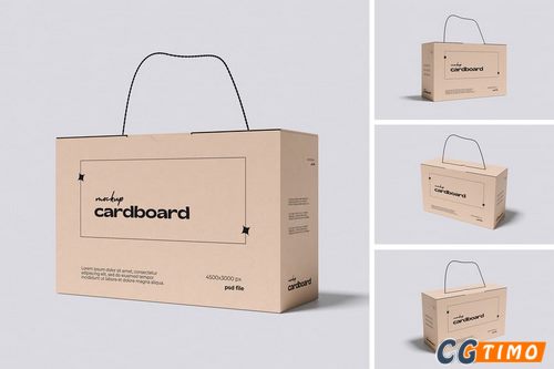 Mockups样机-纸箱模型