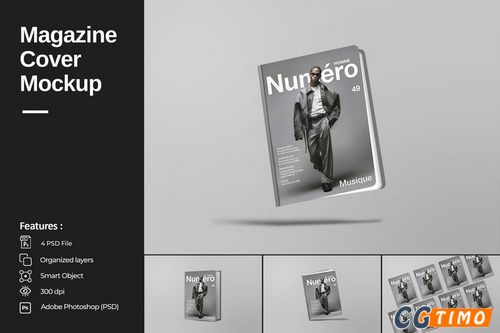Mockups样机-杂志封面样机 Mockups样机 第1张-CGtimo