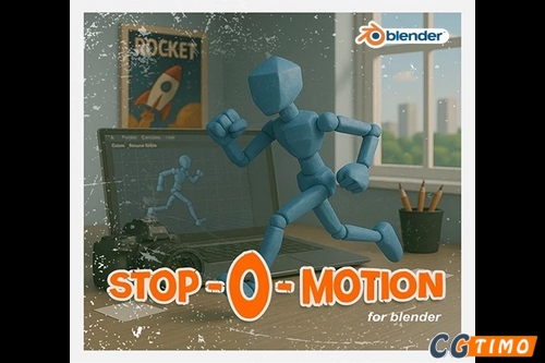 Blender插件-逐帧定格动画制作插件 Stop-O-Motion V1.7