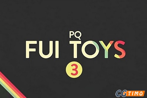 AE脚本-160+科幻游戏HUD界面UI元素图形动画脚本 PQ FUI Toys 3 v3.0.2