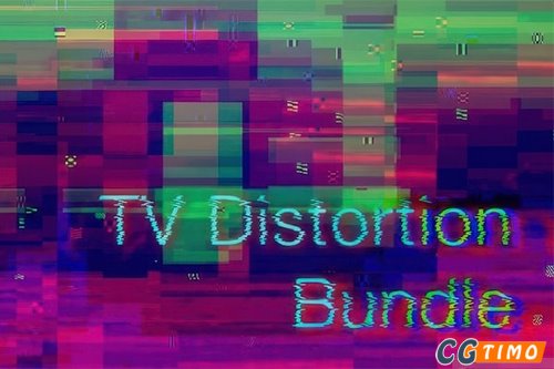 AE/PR插件-画面损坏故障干扰RGB色彩分离特效插件 TV Distortion Bundle v2.7.5 汉化版 Win/Mac