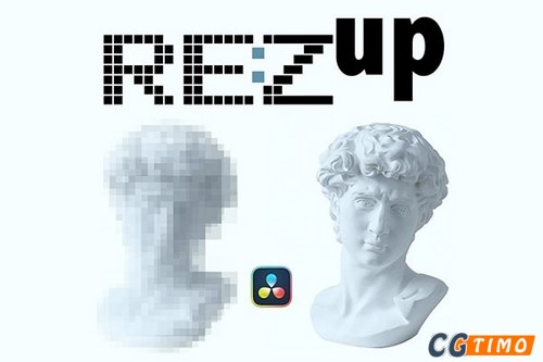 达芬奇插件-分辨率智能放大画质增强插件 REVisionFX REZup v2.1.3 汉化版 Win